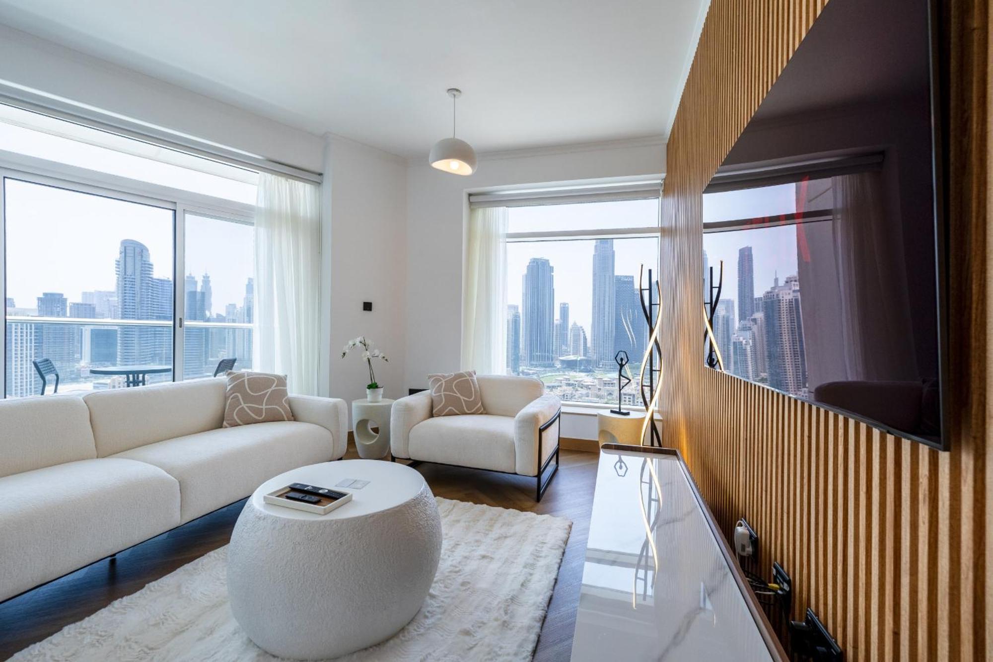 Upgraded Apartment With Stunning Burj Khalifa View 迪拜 外观 照片